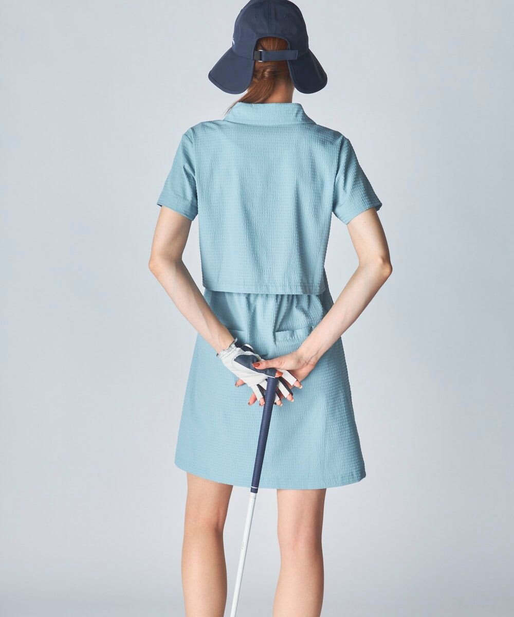 FILA GOLF／marie claire 【marie claire SPORT】 ストレッチサッカーワンピース 