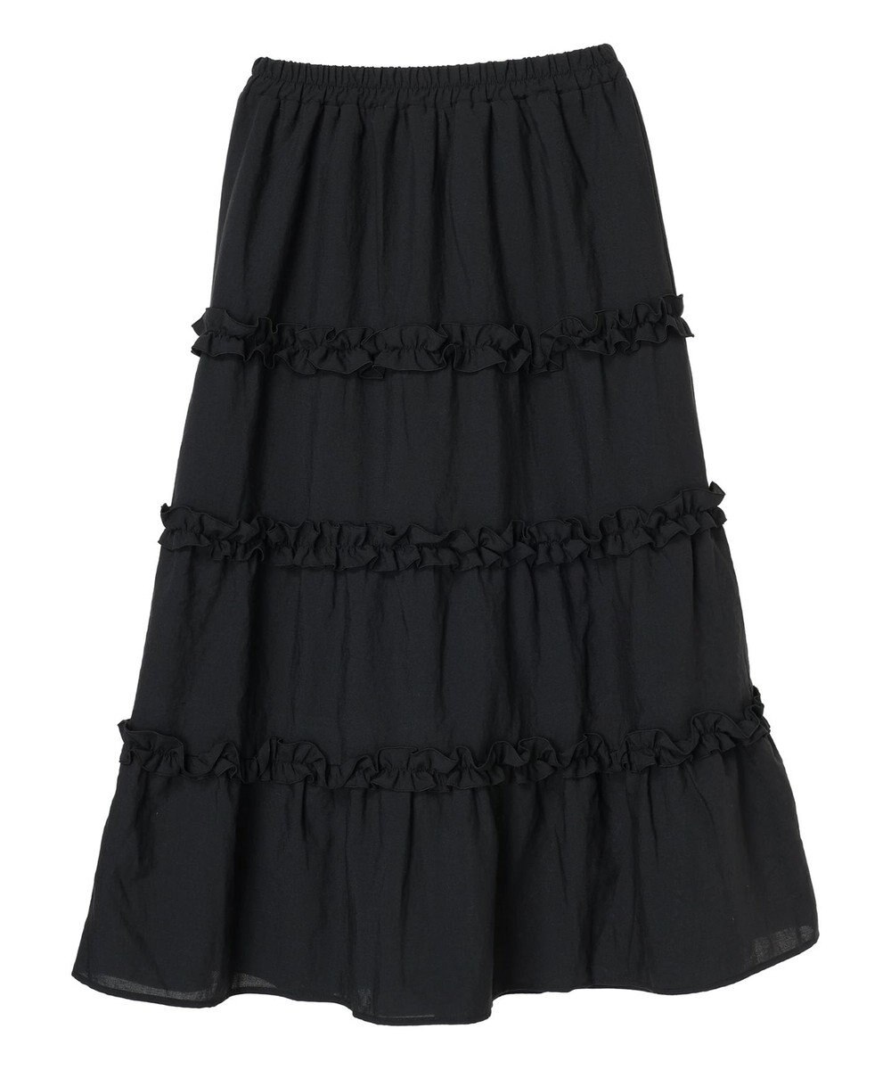 earth music&ecology ミニフリルボリュームスカート 