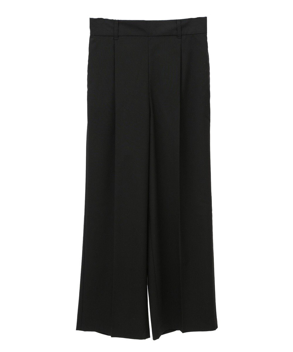 Green Parks あったかきれシル　ワイドストレートパンツ 