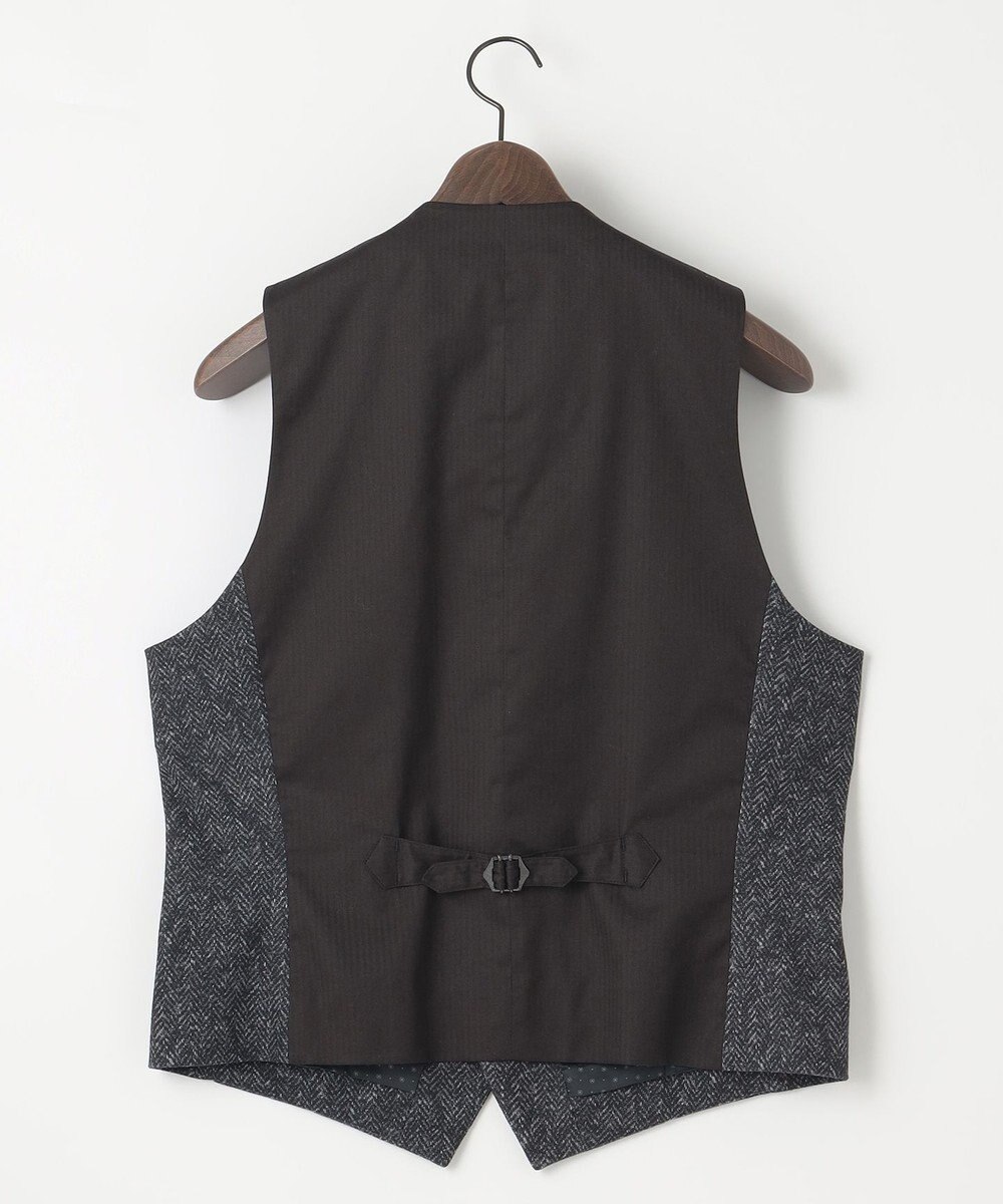 JOSEPH ABBOUD 【ストレッチ】フランネルジャージ ベスト 