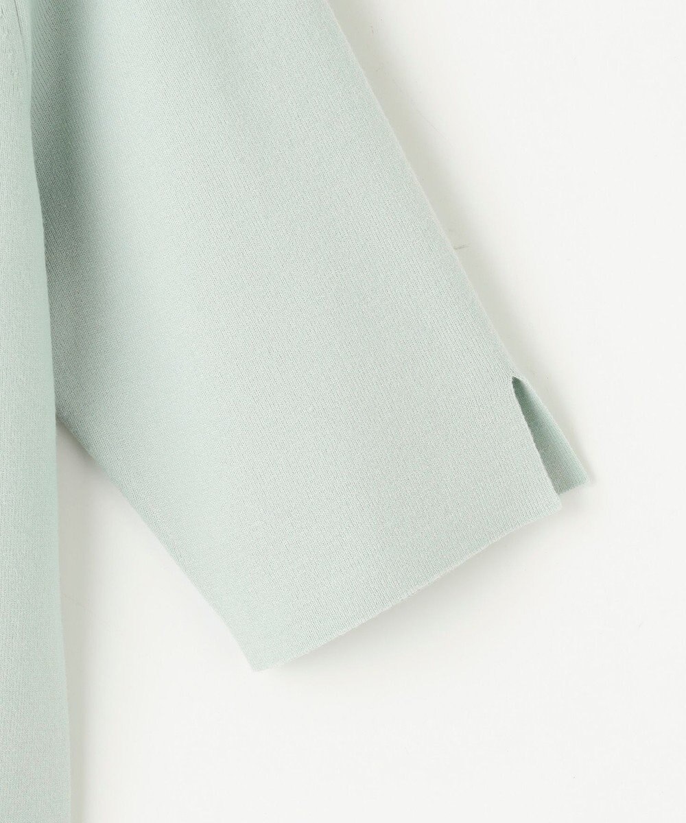 23区 L 【洗える】コンフォートストレッチ 5分袖 ニット 