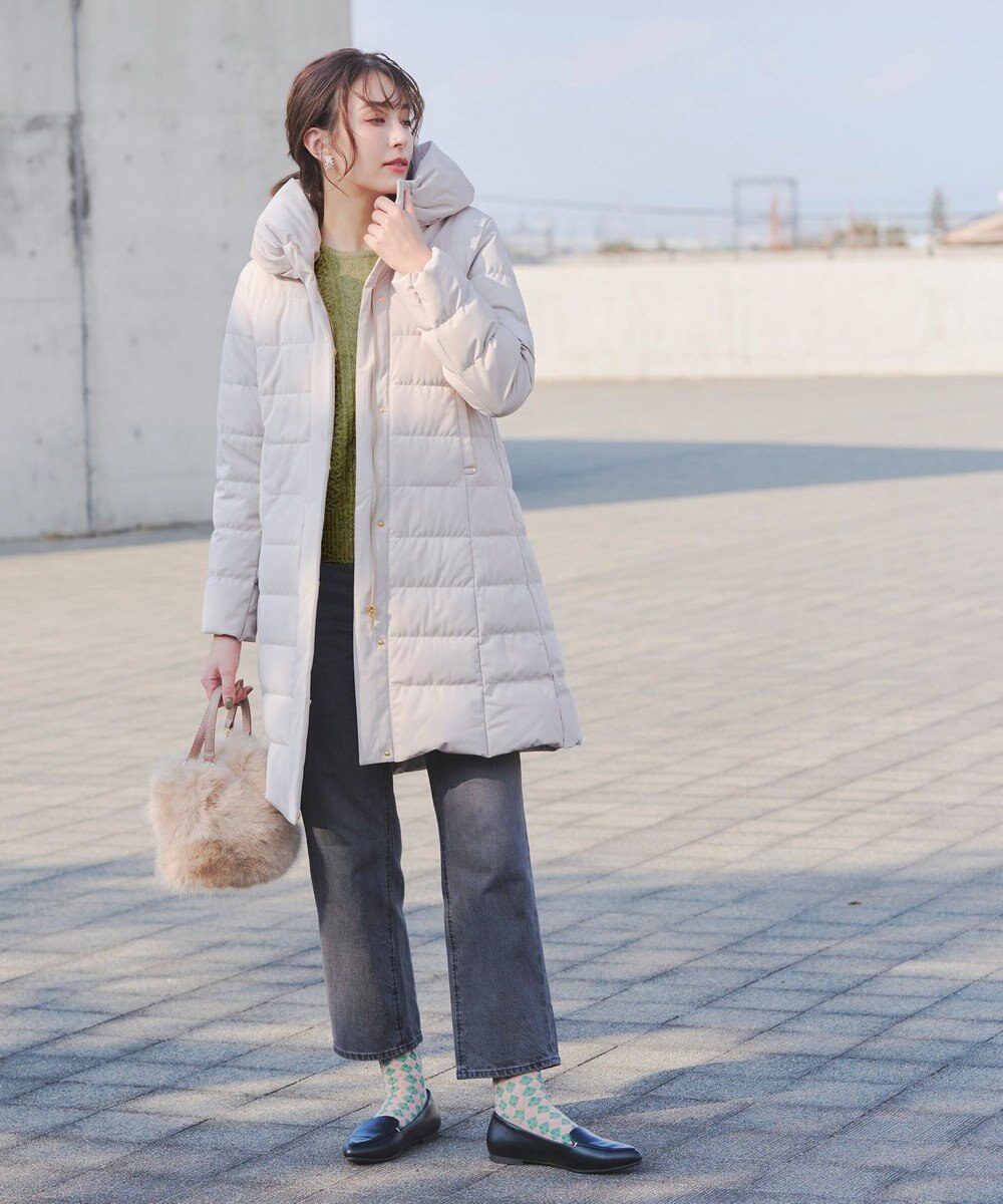 Tiaclasse 【洗える】ケーブル柄編みニットプルオーバー 