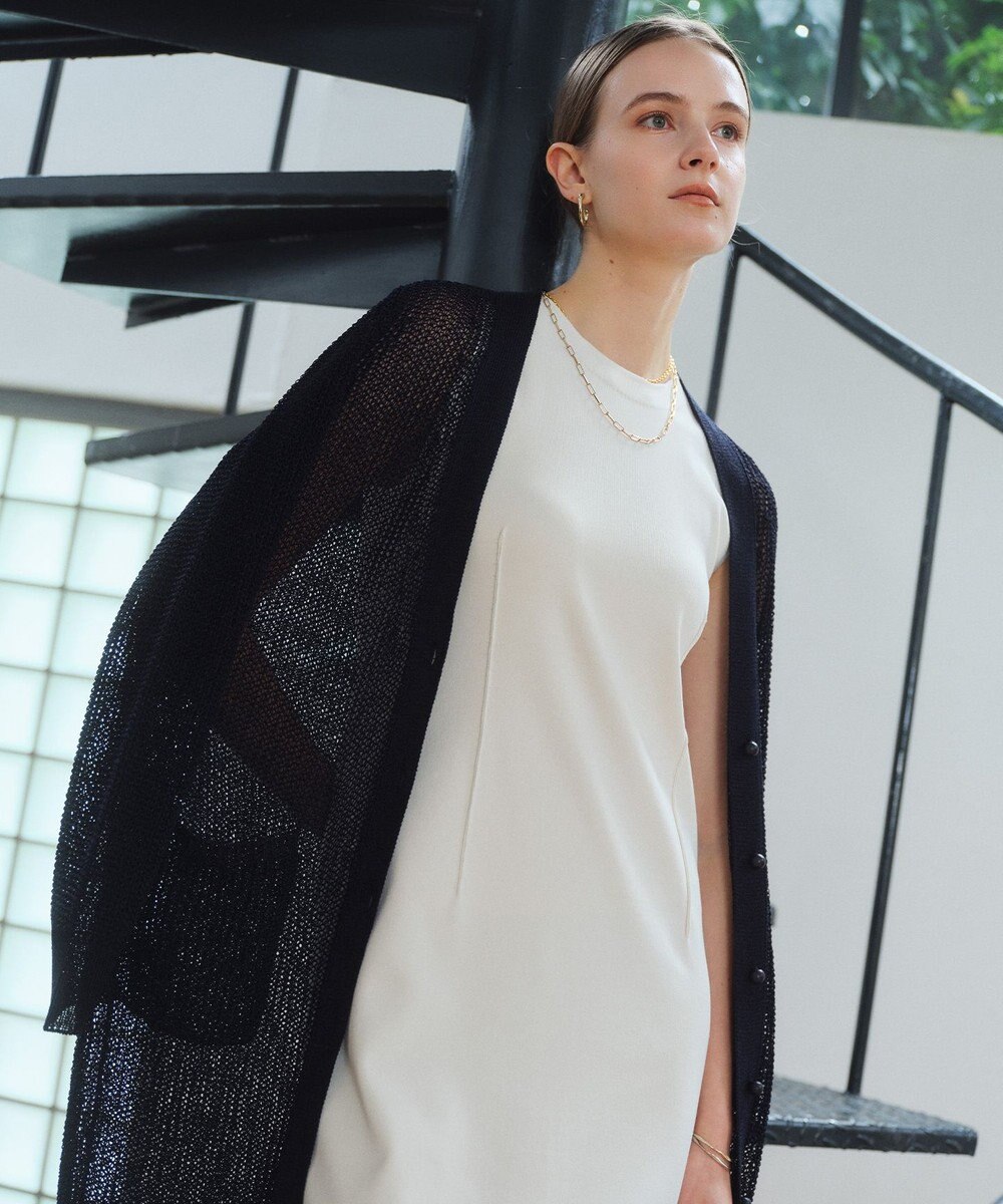 BEIGE， LABRADO / ダーツニット ロングワンピース 