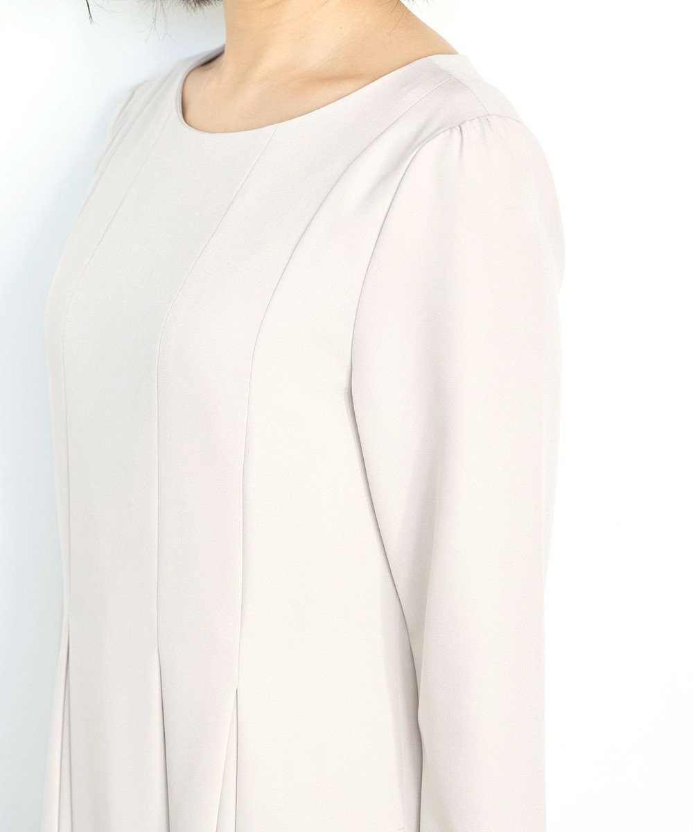 Tiaclasse L 【ダブルクロス】【洗える】ラインワンピース 