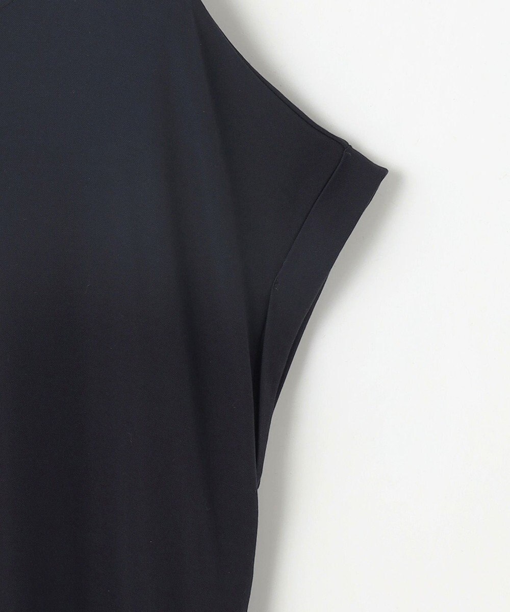 ANY SIS S 【接触冷感・UVカット・洗える】ハイストレッチスムースサイドプリ－ツ ワンピース 