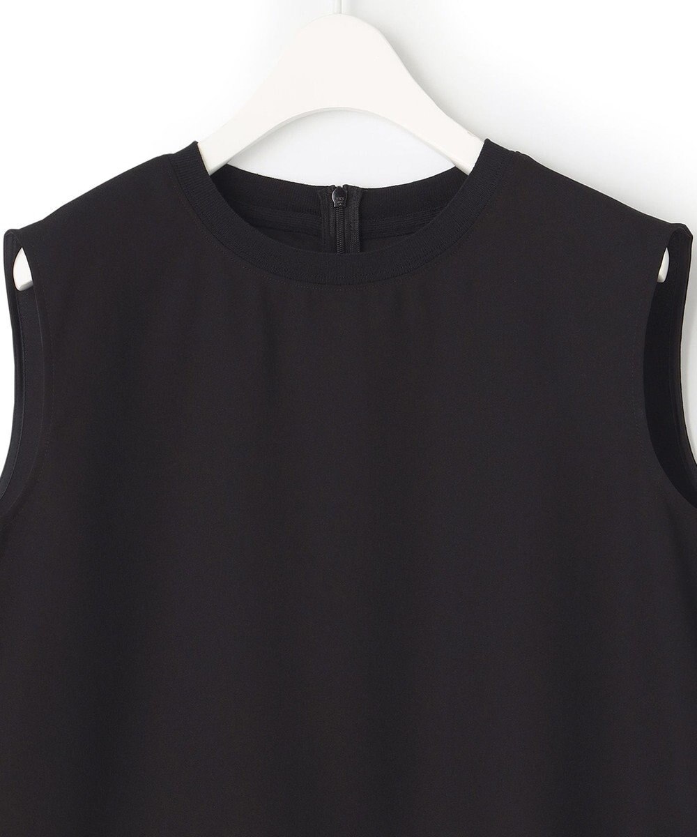 ICB 【洗える】FluidBackSatin ノースリーブプルオーバー 