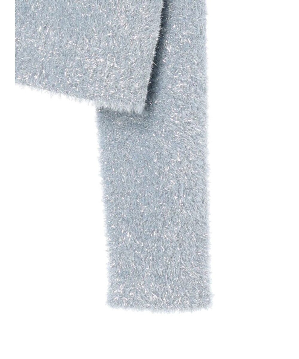 earth music&ecology キラキラシャギーカーディガン 