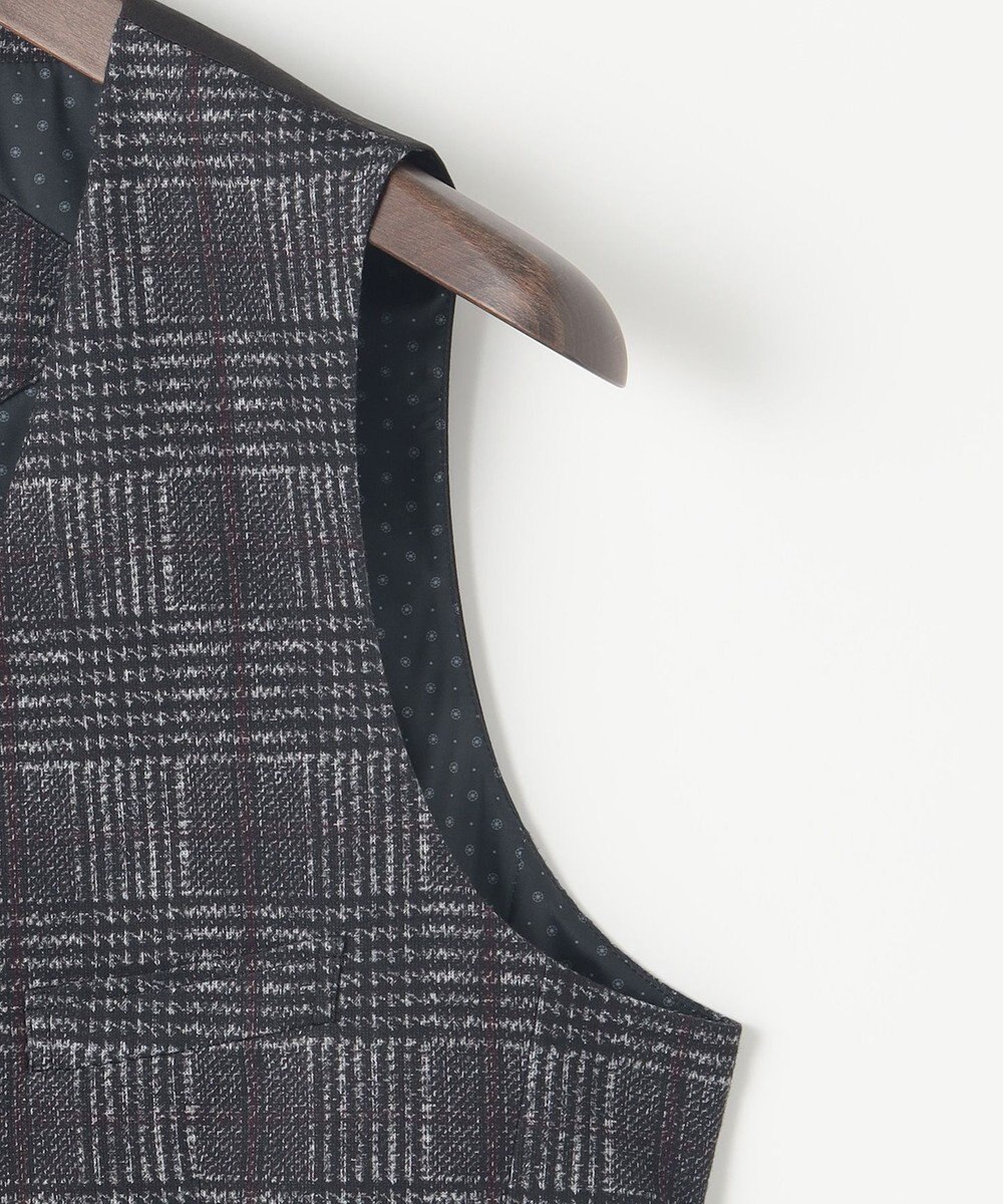 JOSEPH ABBOUD 【ストレッチ】フランネルジャージ ベスト 