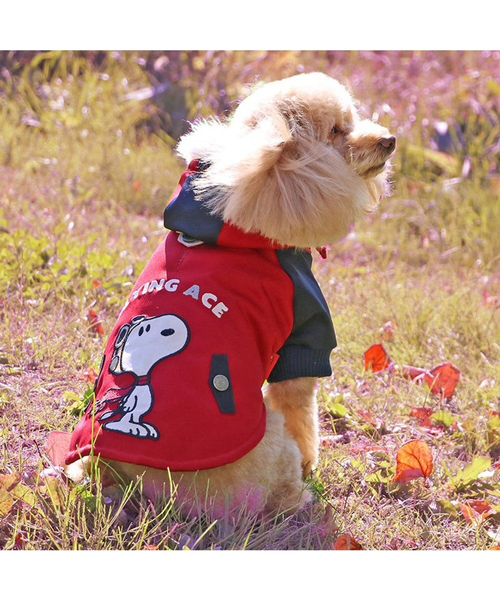 PET PARADISE スヌーピー 遠赤外線 コート 《ボルドー》 小型犬 
