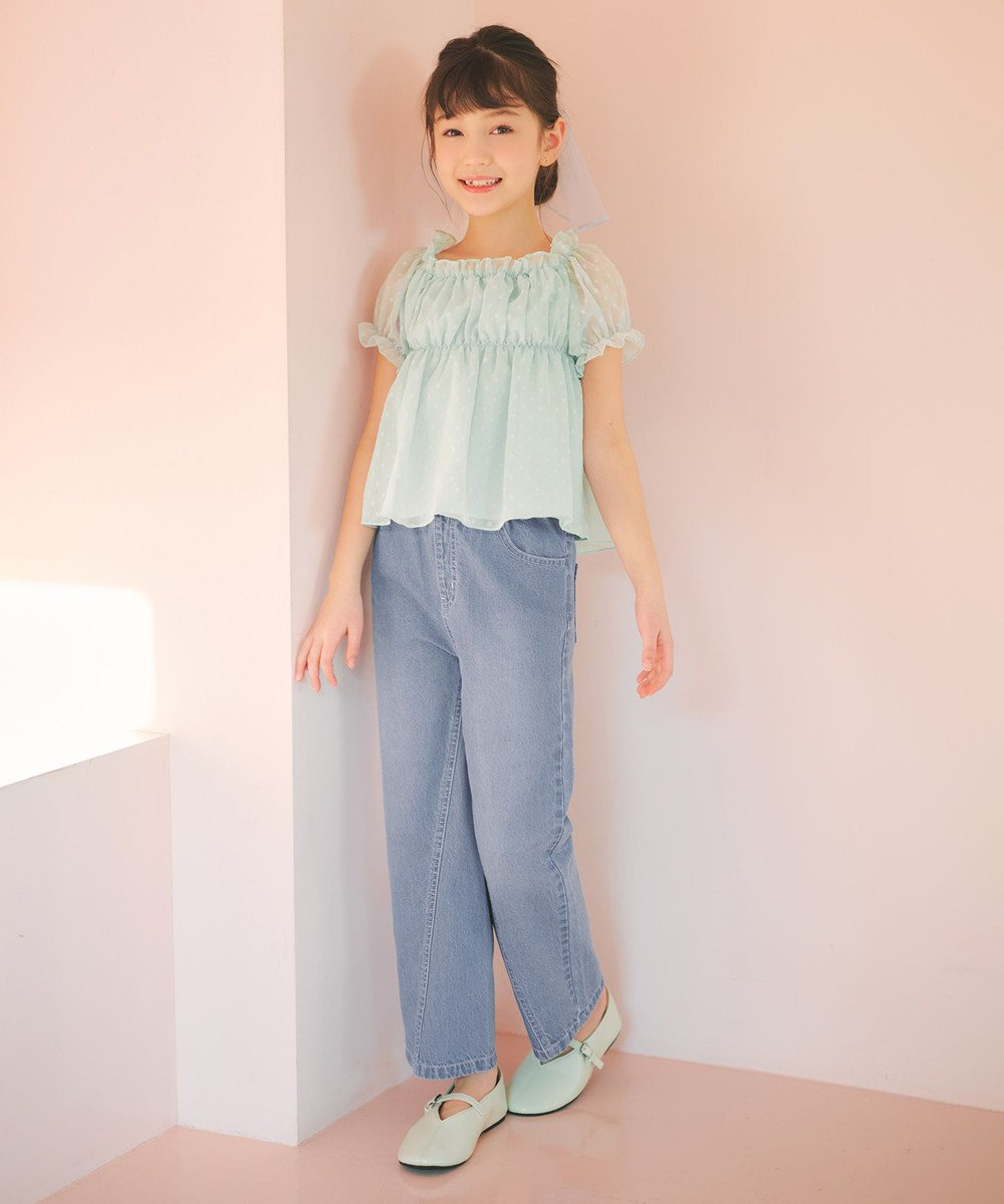 ANY KIDS 【一部店舗/WEB先行販売アイテム】2WAY シアードビーブラウス 