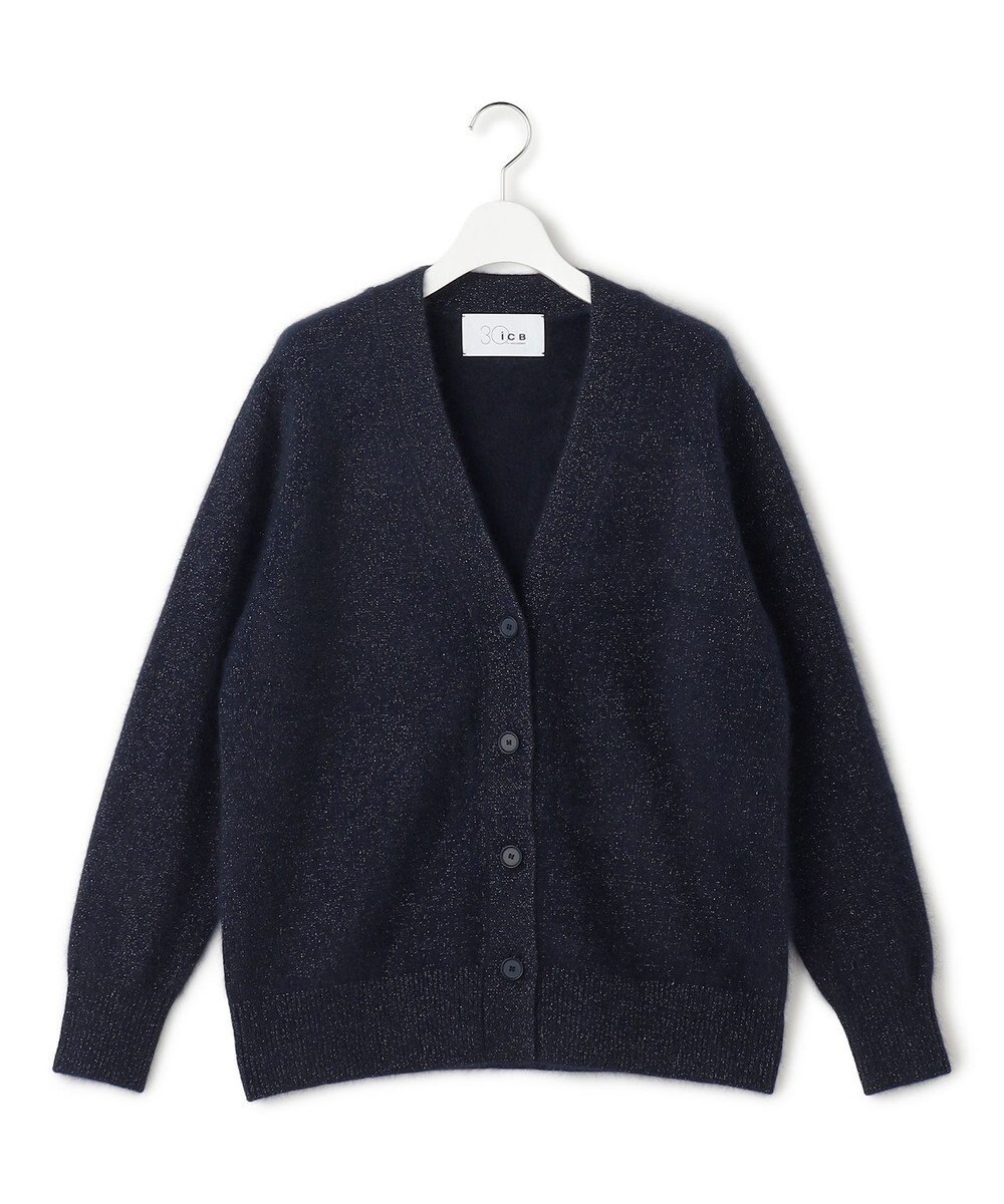 ICB L 【30th ANNIVERSARY】ルレックスフォックスアルパカ Vネックカーディガン 