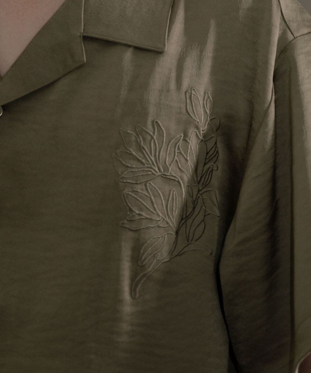 WEGO サテン刺繍シャツ（SS） 