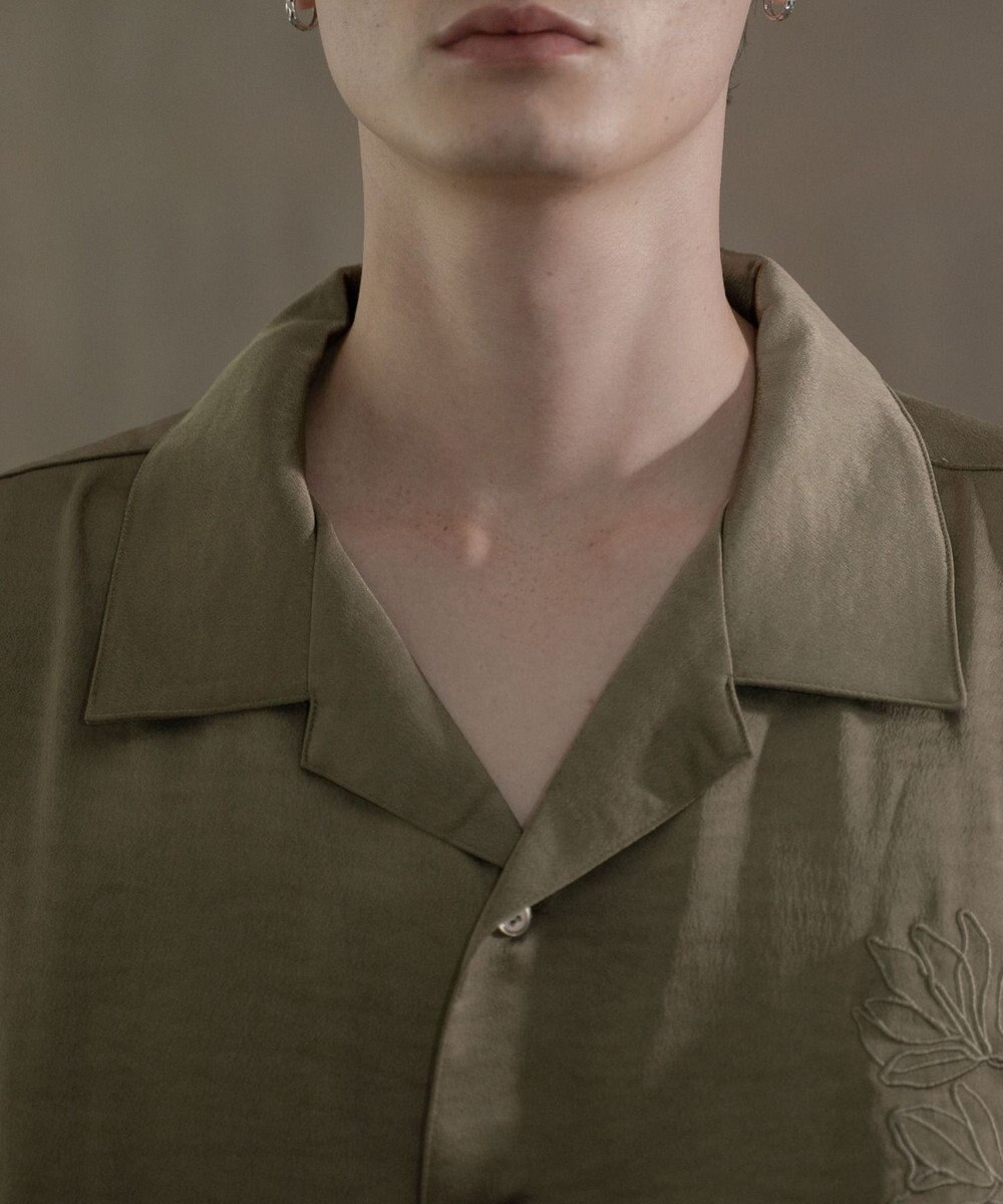 WEGO サテン刺繍シャツ（SS） 