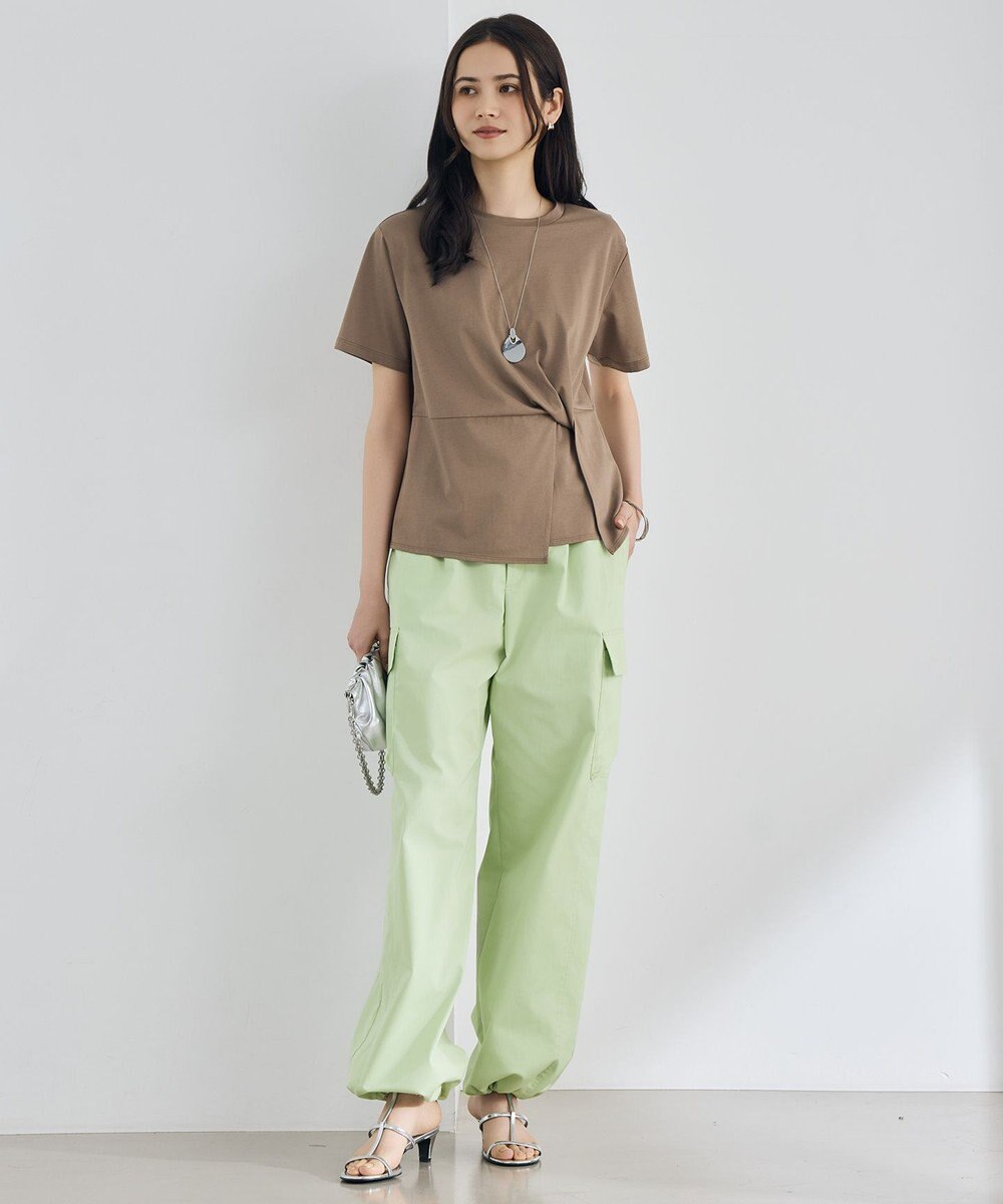 自由区 S ツイストディテール Tシャツ 