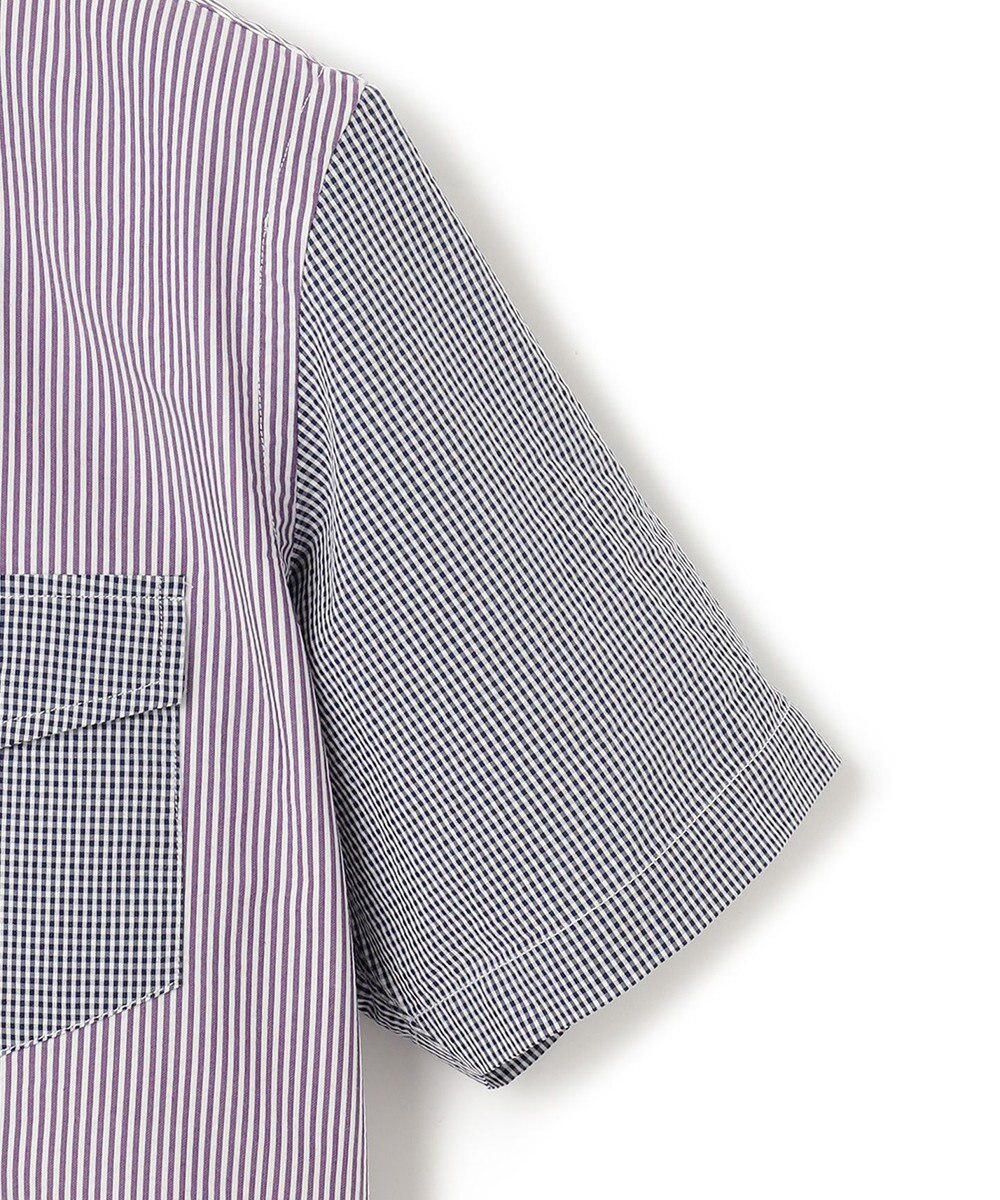 J.PRESS MEN 【クールマックス】クレイジーパターン サッカーシャツ/B.D. 