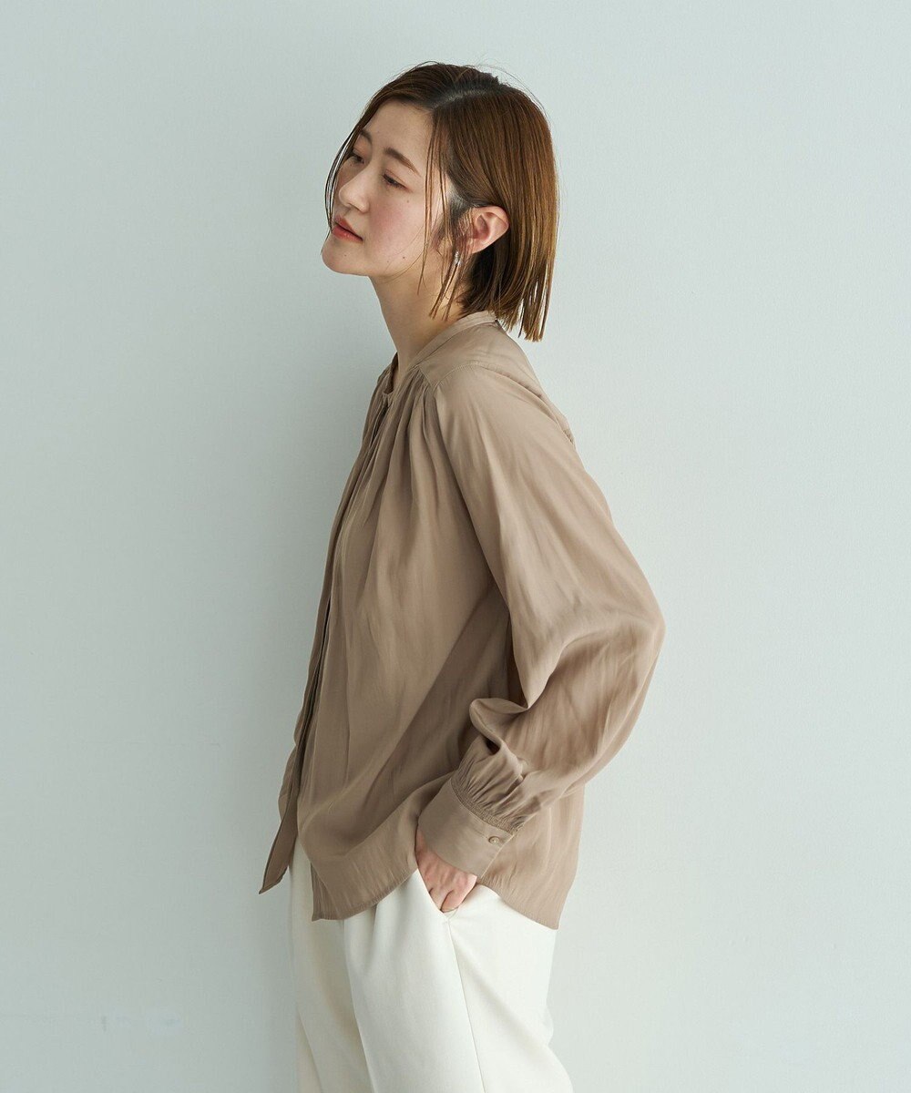 YECCA VECCA ギャザーブラウス 