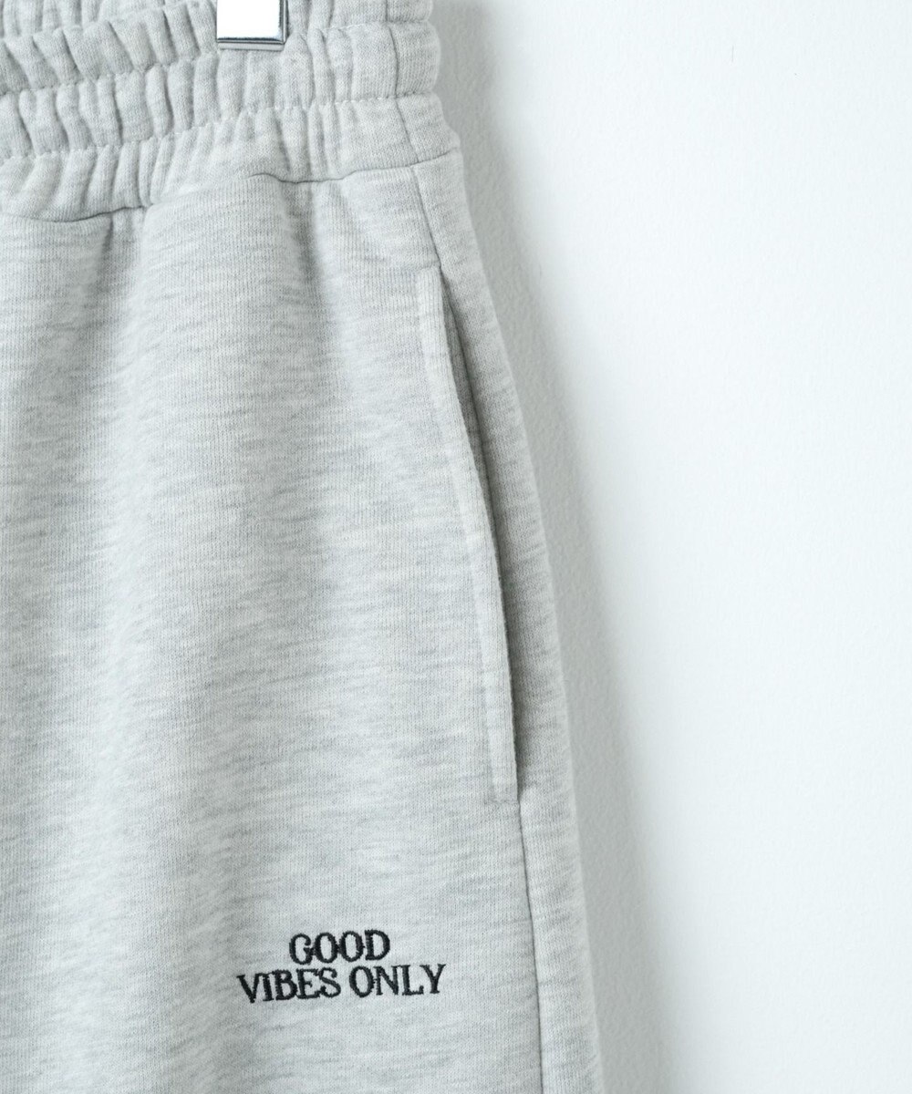 WEGO 裏起毛ロゴ刺繍スウェットパンツ 