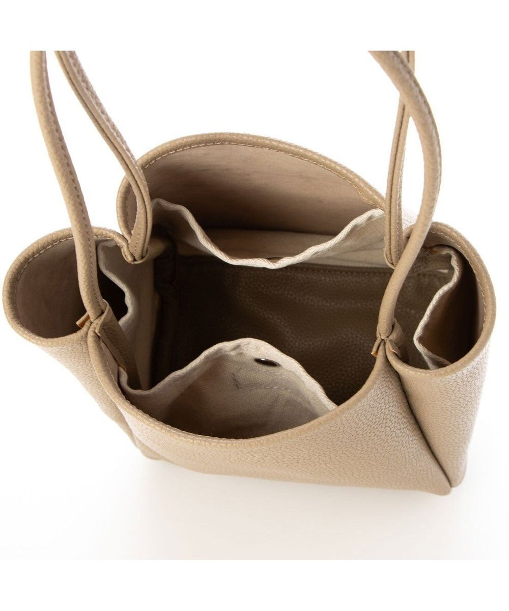 UNBILLION カシュカシュ cachecache / シュリンク合皮ワンハンドル手提げ 