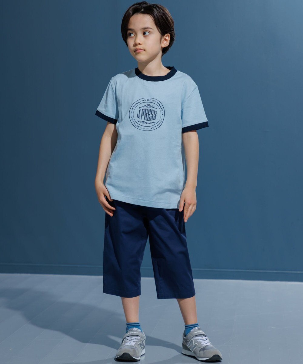 J.PRESS KIDS 【100-130cm】ビックロゴリンガー 半袖Ｔシャツ 
