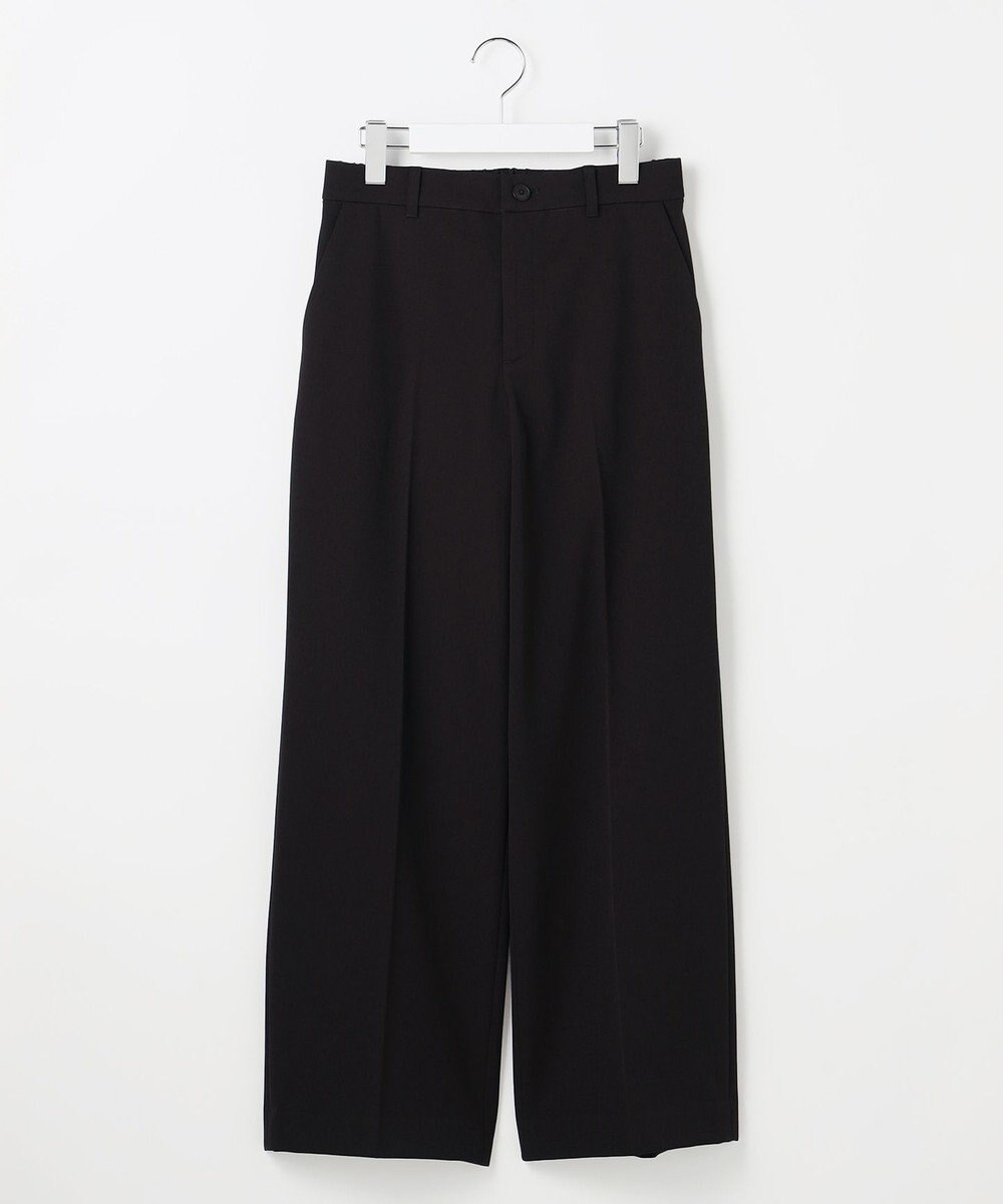 自由区 L 【19号サイズまで展開・カタログ掲載】TRギャバ裏起毛ワイド パンツ 