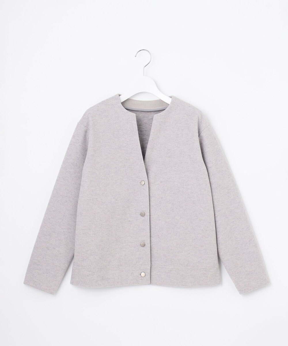 J.PRESS LADIES S 【季節の変わり目に】キーネック ブルゾン 