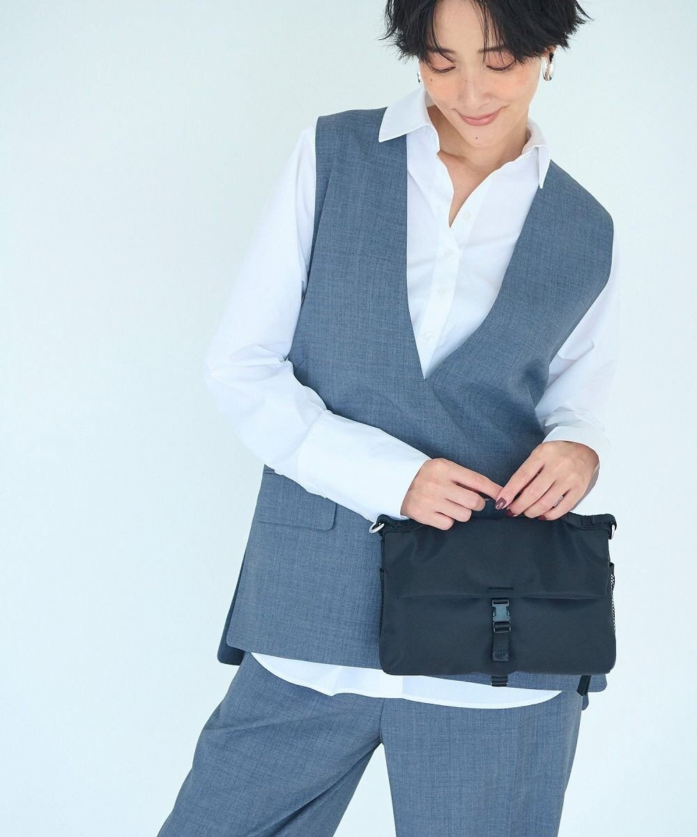 TOPKAPI 【Breath TOPKAPI】ナイロン ロゴテープ 2way ショルダー バッグ 