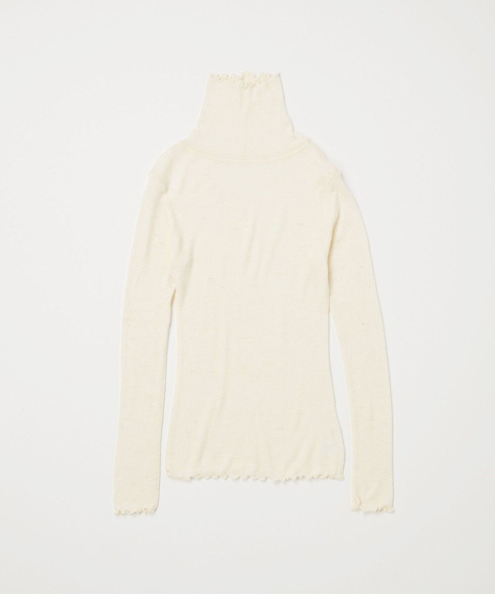 TOQUE 24AW新作〈高垣麗子さん着用〉針抜きスムスハイネックＴ 