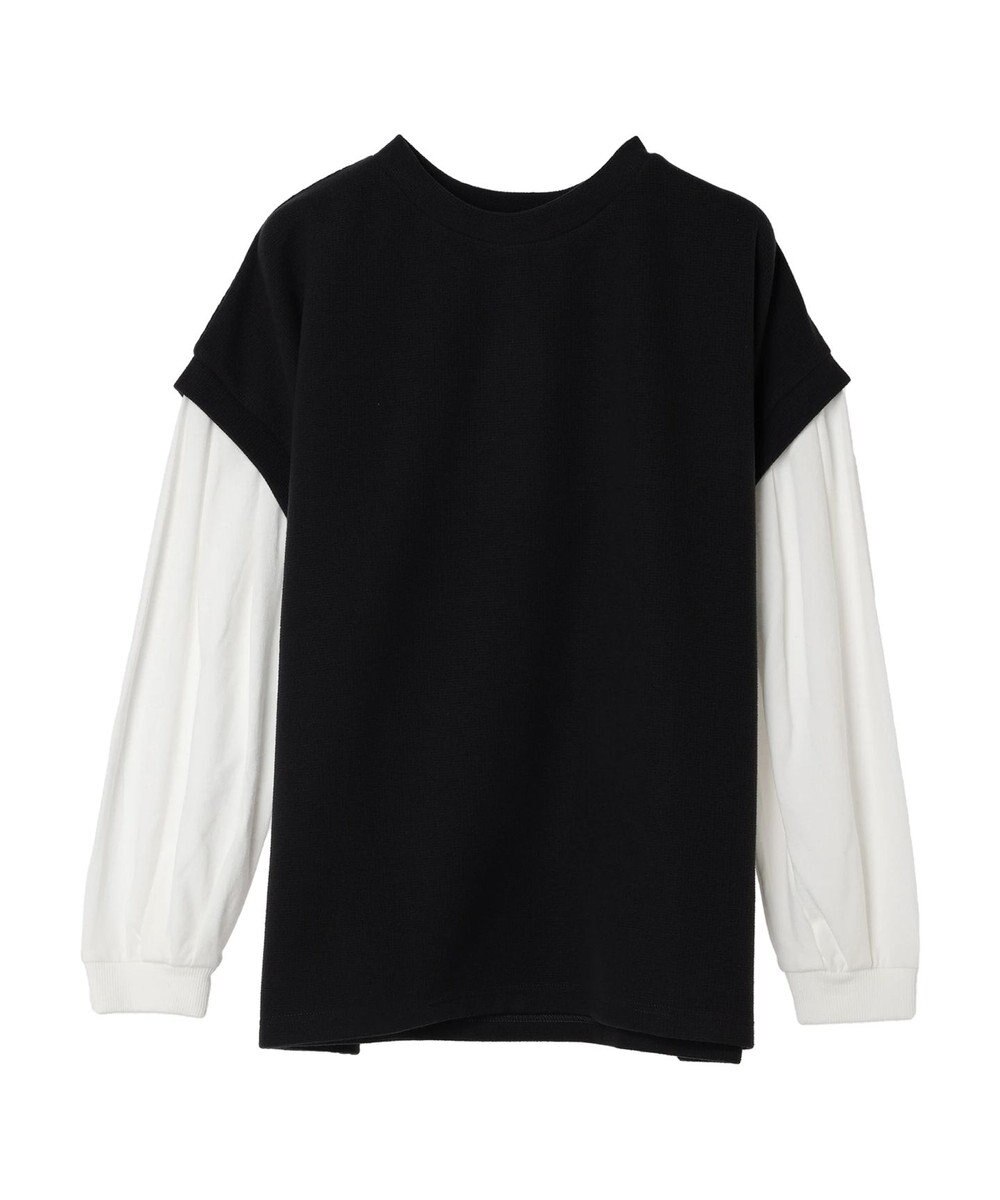 CRAFT STANDARD BOUTIQUE 起毛ワッフルレイヤード風プルオーバー 