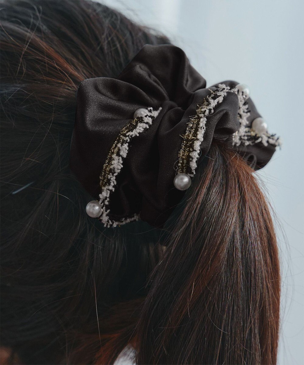 Tiaclasse ツイードフリンジシュシュ 