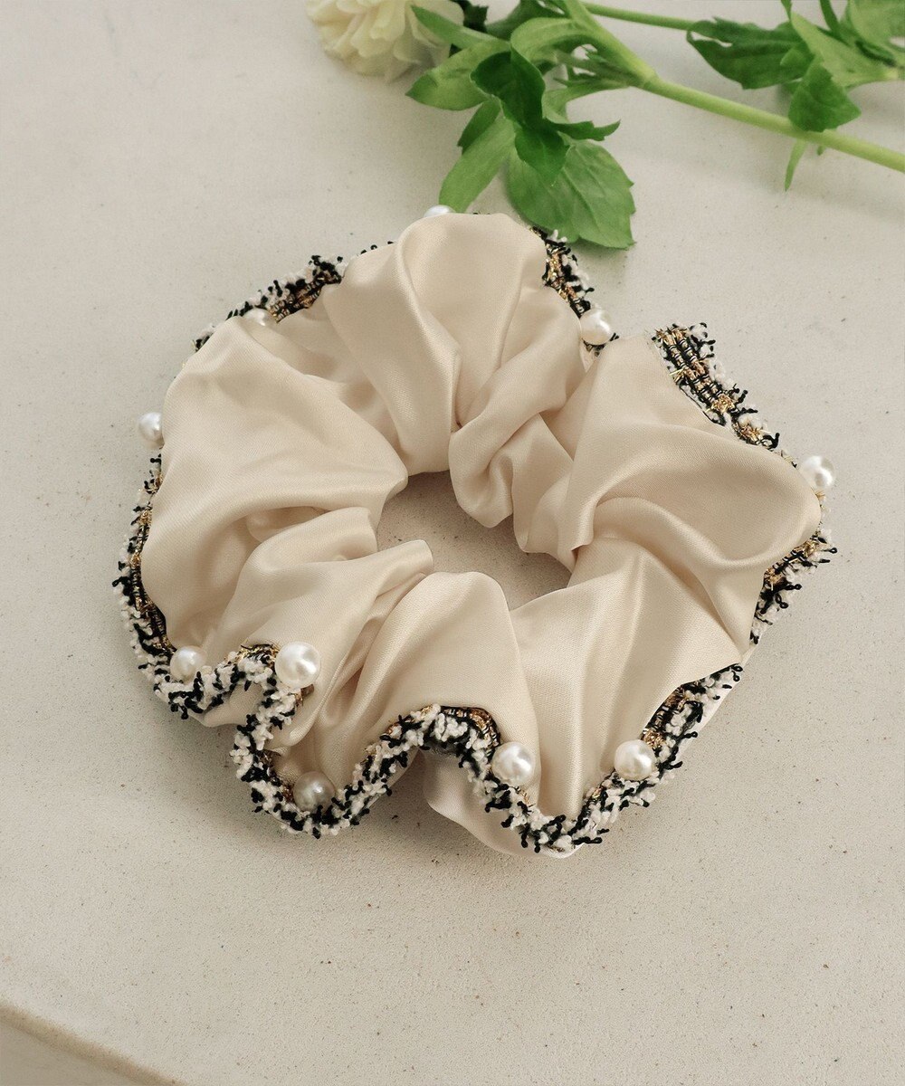 Tiaclasse ツイードフリンジシュシュ 