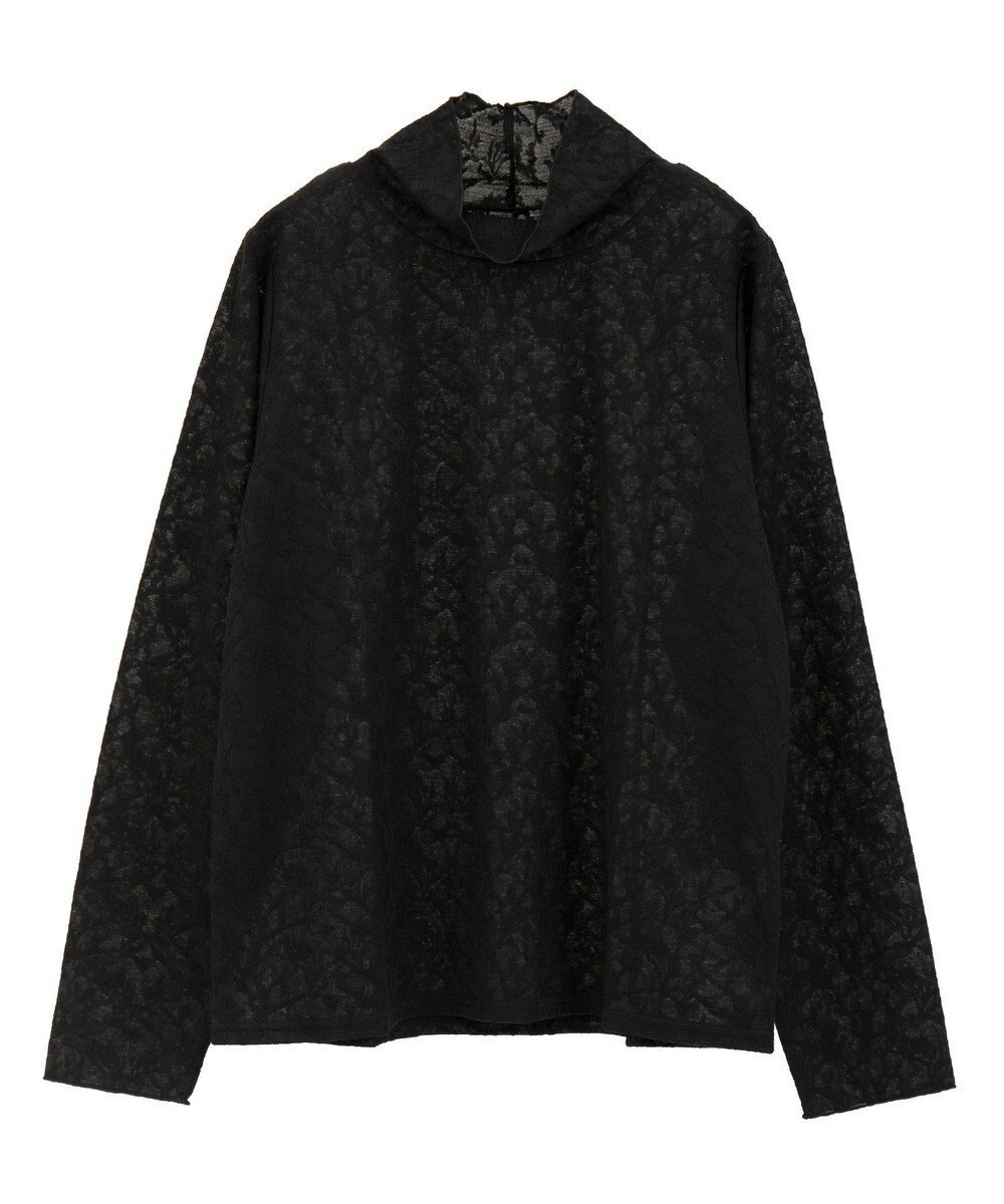 Green Parks レースハイネックプルオーバー 