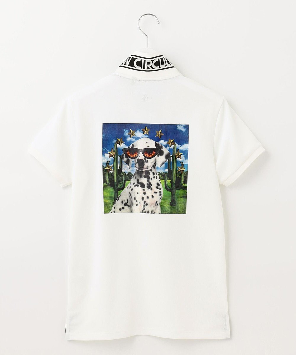 PW CIRCULUS 【WOMEN】【吸汗速乾】アニマル フォト ポロシャツ 