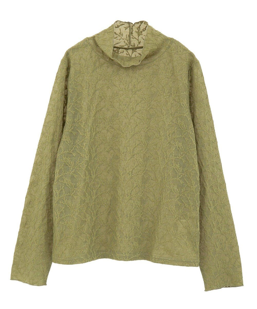 Green Parks レースハイネックプルオーバー 