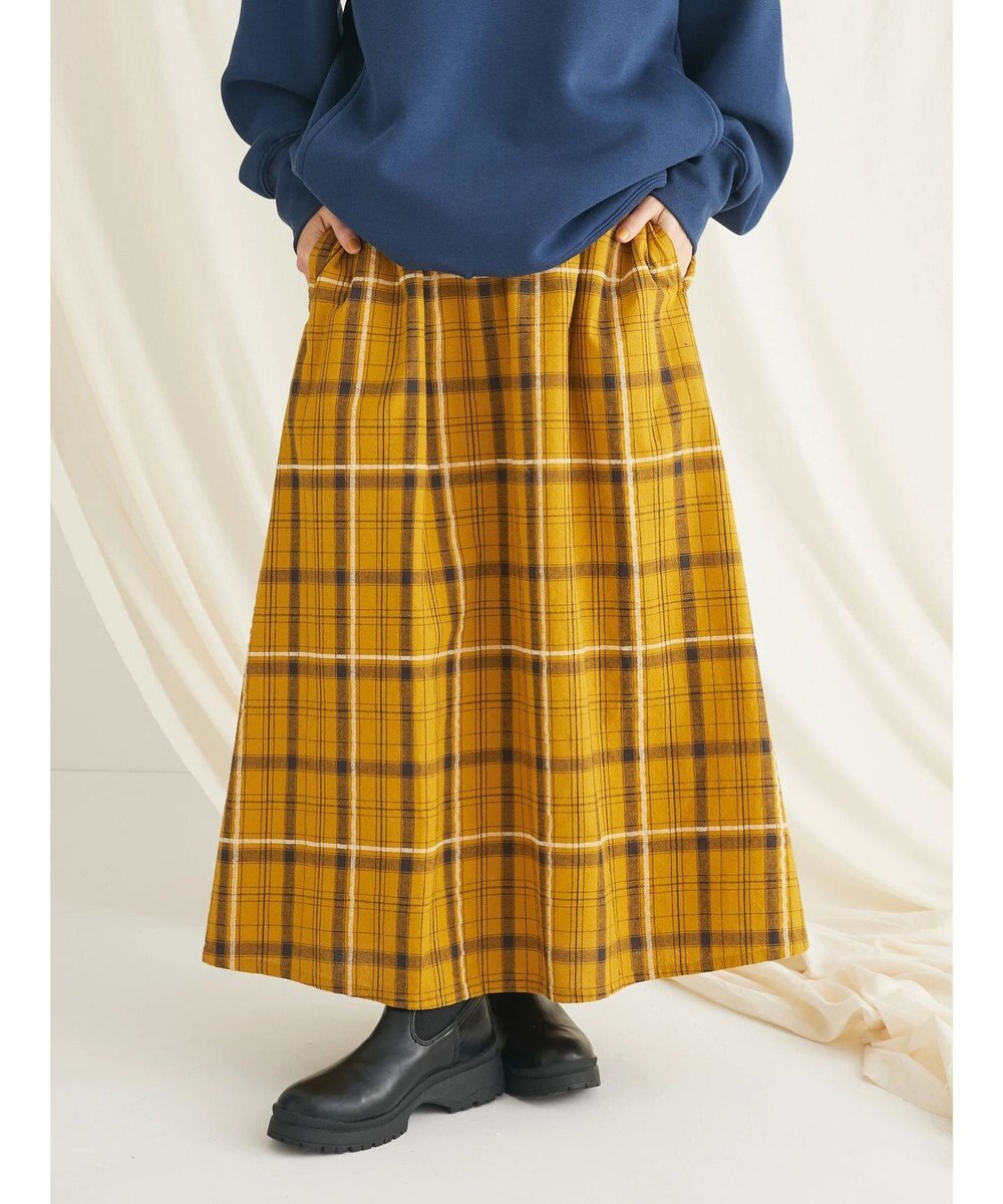 CRAFT STANDARD BOUTIQUE 先染めチェック（小）スカート 