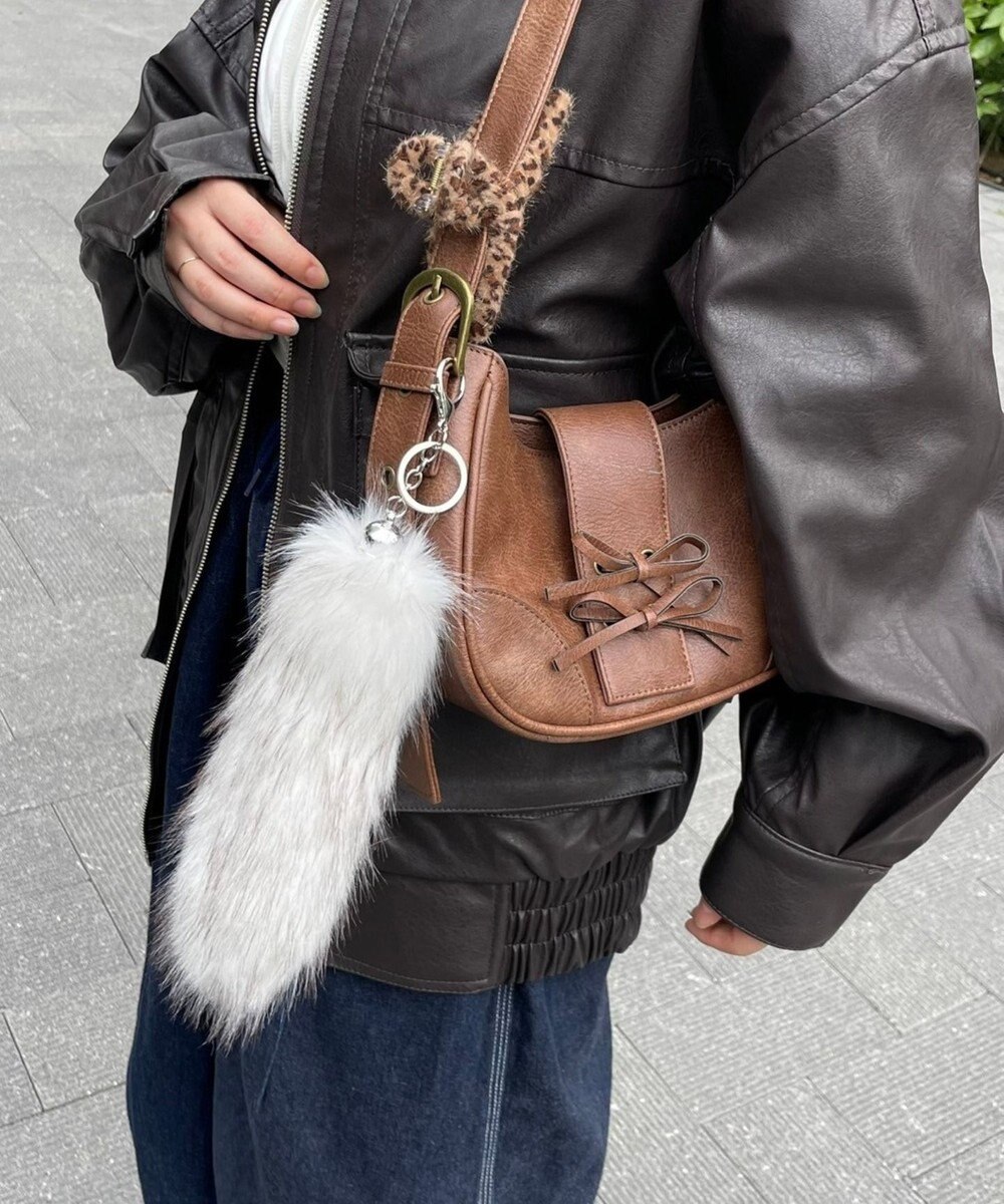 WEGO 総柄しっぽキーホルダー 