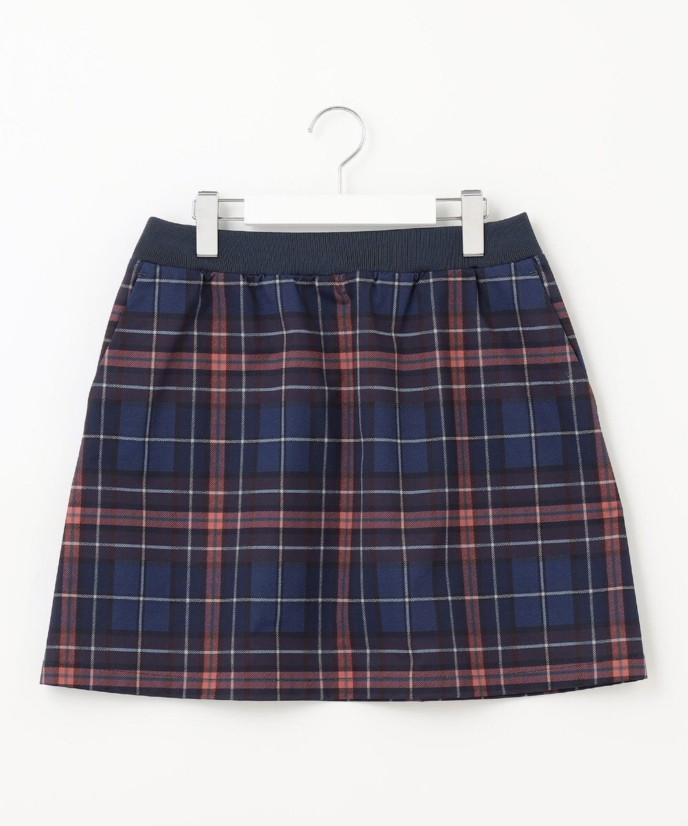 23区GOLF クラシカルで上品！【WOMEN】【ストレッチ・撥水】チェック柄 台形スカート 