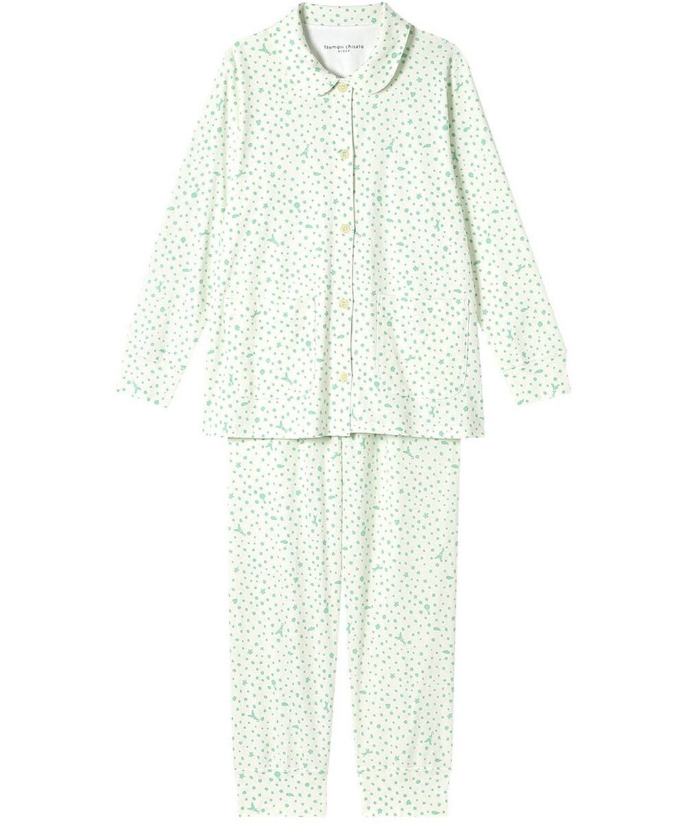 tsumori chisato SLEEP ツモリチサト パジャマ 長袖 長ズボン 綿100%(本体) レディース UDX593 /ワコール メロン