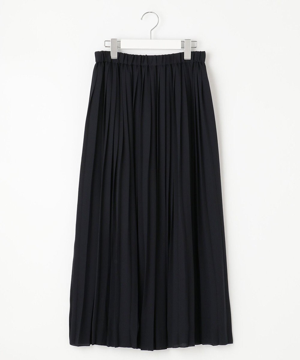 自由区 バックサテンアムンゼン プリーツスカート 