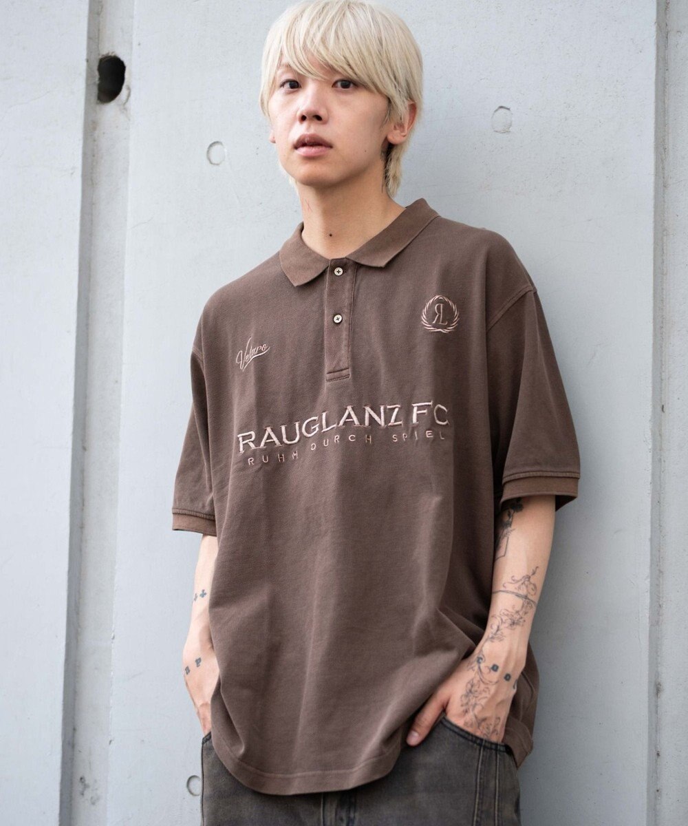 WEGO 【ユニセックス着用ITEM】ピグメントロゴポロシャツ（SS） 