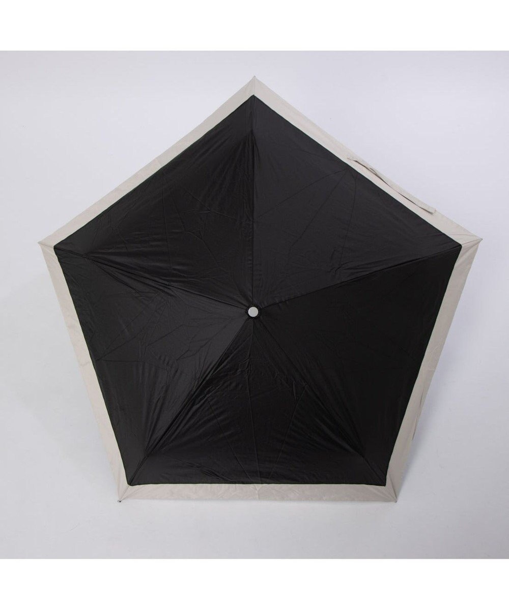 UNBILLION カシュネ cachenez /【晴雨兼用　日傘　UVカット率・遮光率100％生地使用 】PU軽量バイカラー自動開閉折りたたみ傘 