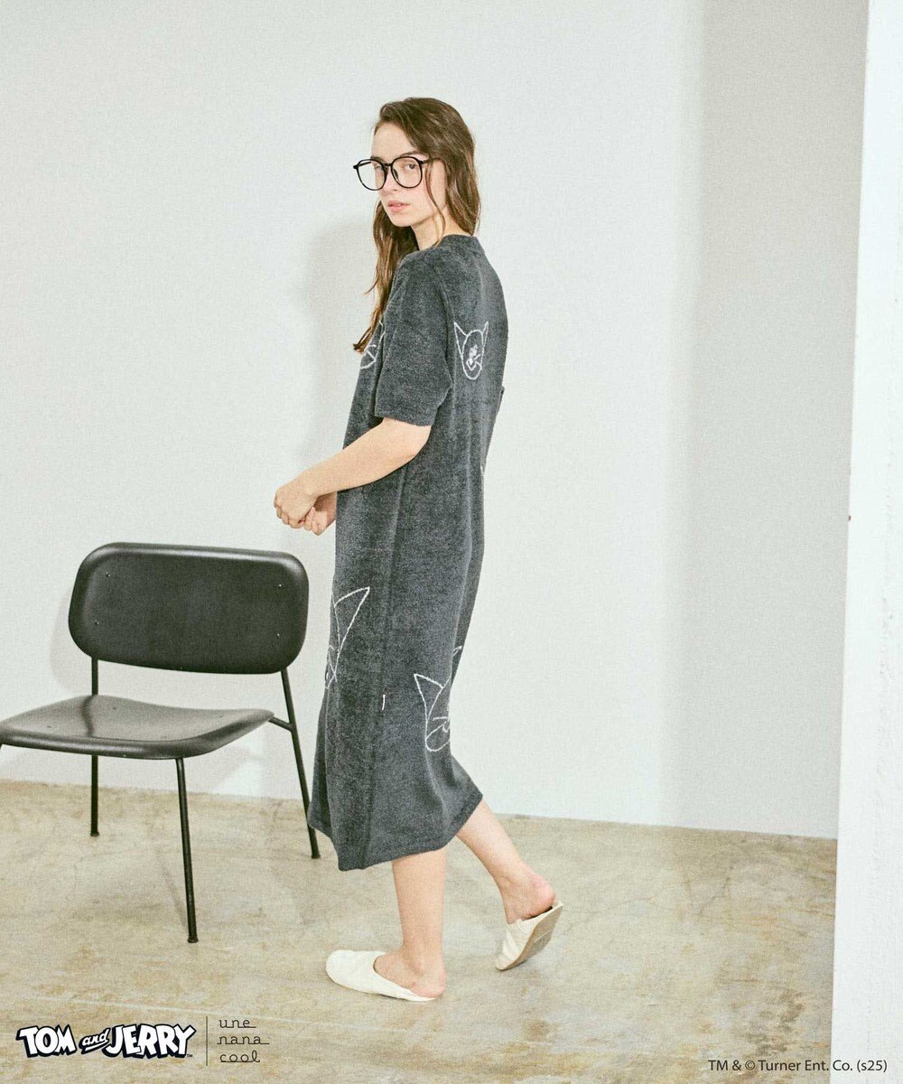 une nana cool トムとジェリー × une nana cool なめらかふわふわワンピース 