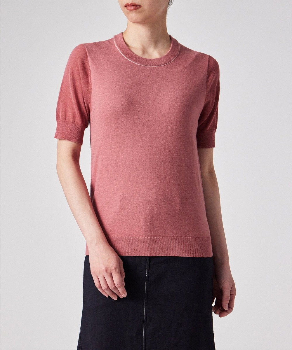 Paul Smith 【洗える】シアー コンビネーション ニット 