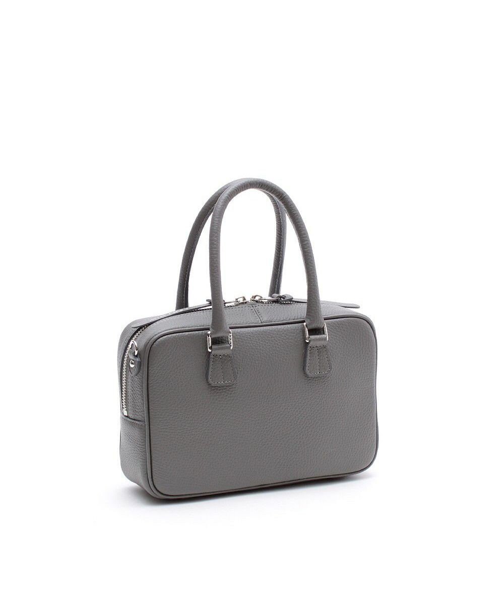 A.D.M.J. スワロフスキー・クリスタル　牛革　ボストンバッグ　23cm 