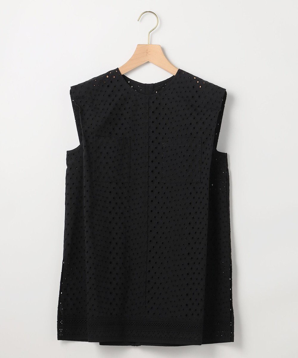 組曲 【先行予約・WEB限定】エンブロイダリーレースノースリーブ ブラウス 