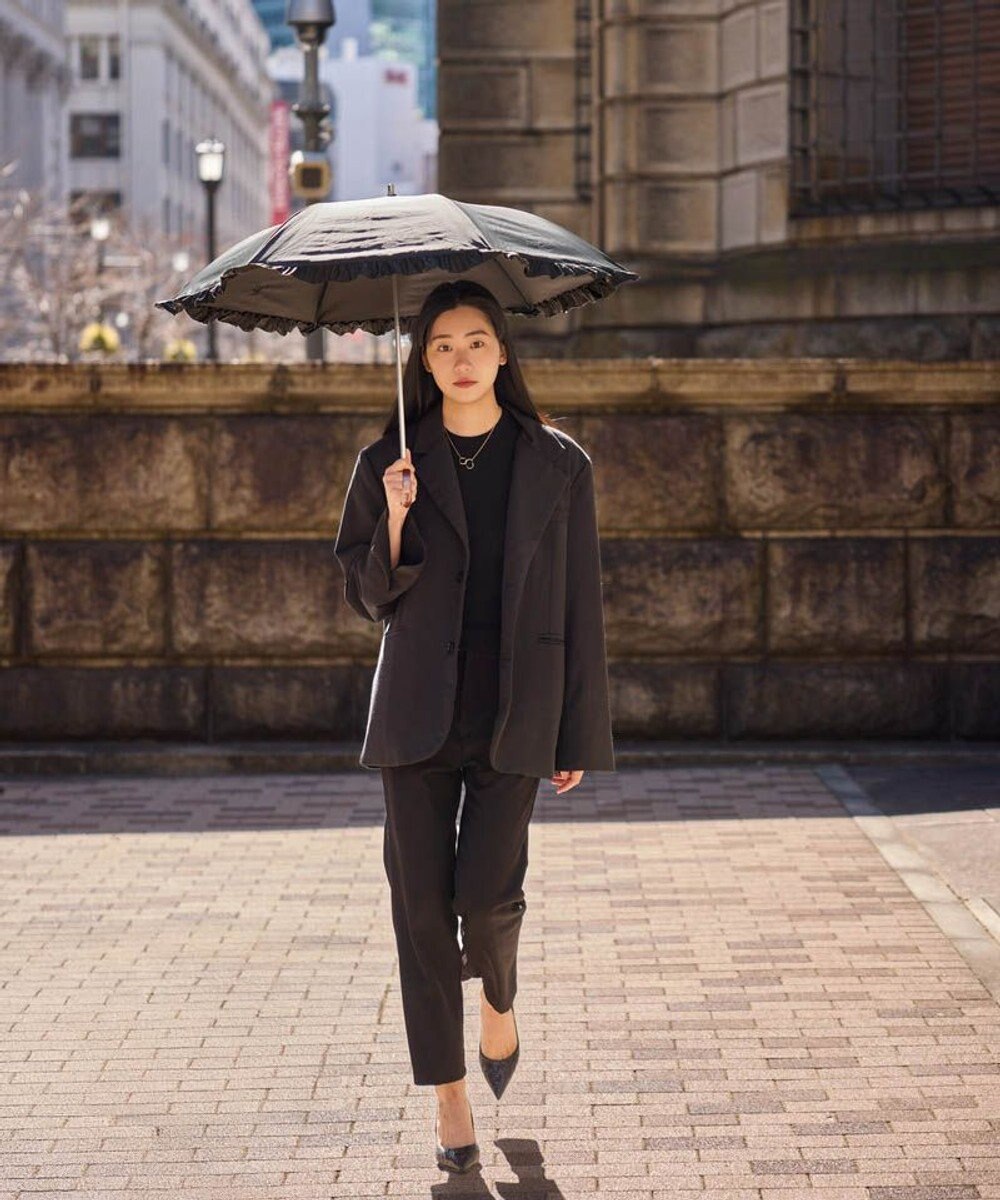 AURORA 【WEB限定】 フリル晴雨兼用傘（折りたたみ傘） 