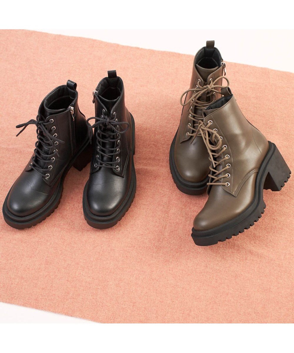 MODE ET JACOMO <noyau>レースアップワークブーツ 