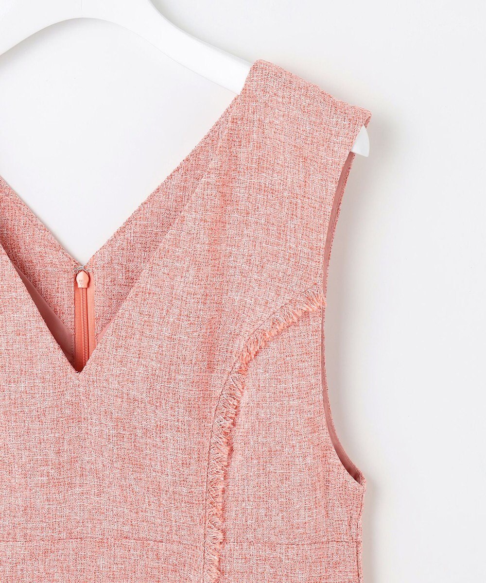 Feroux 【洗える】春ツイード ジャンパースカート 