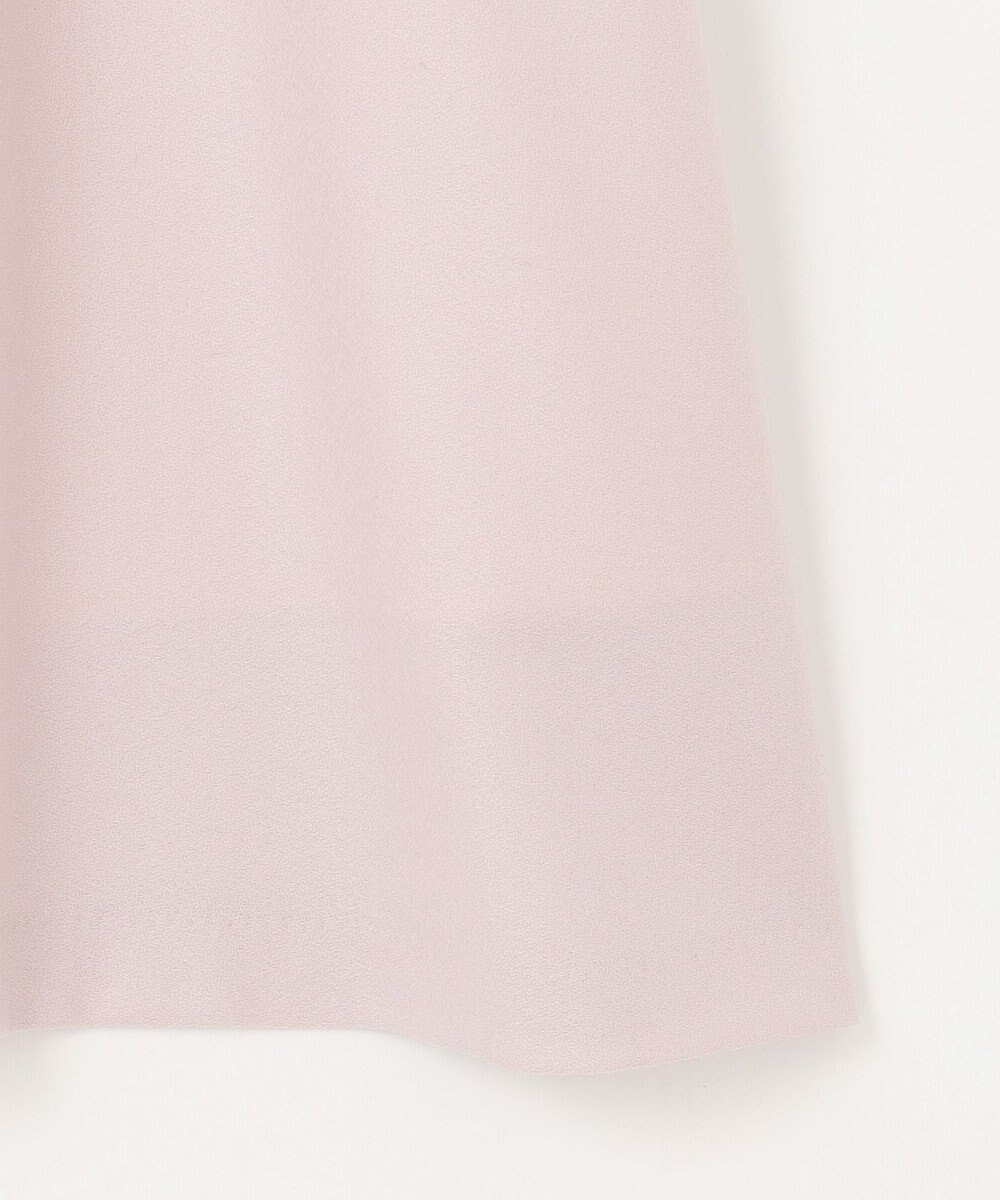 組曲 ウールジョーゼット スリットネックワンピース 