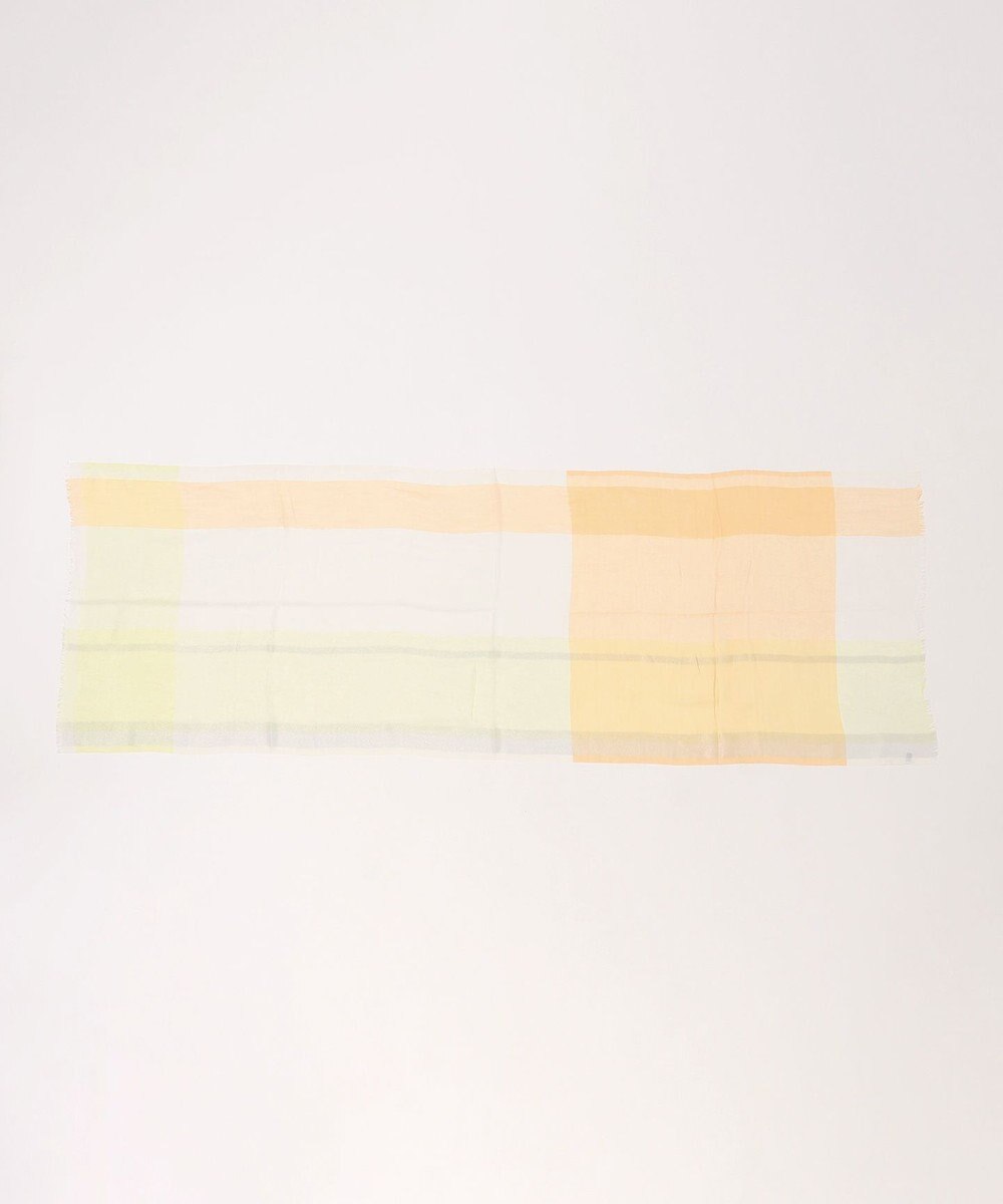 MOONBAT FURLA ラメ入りブロックチェックストール 