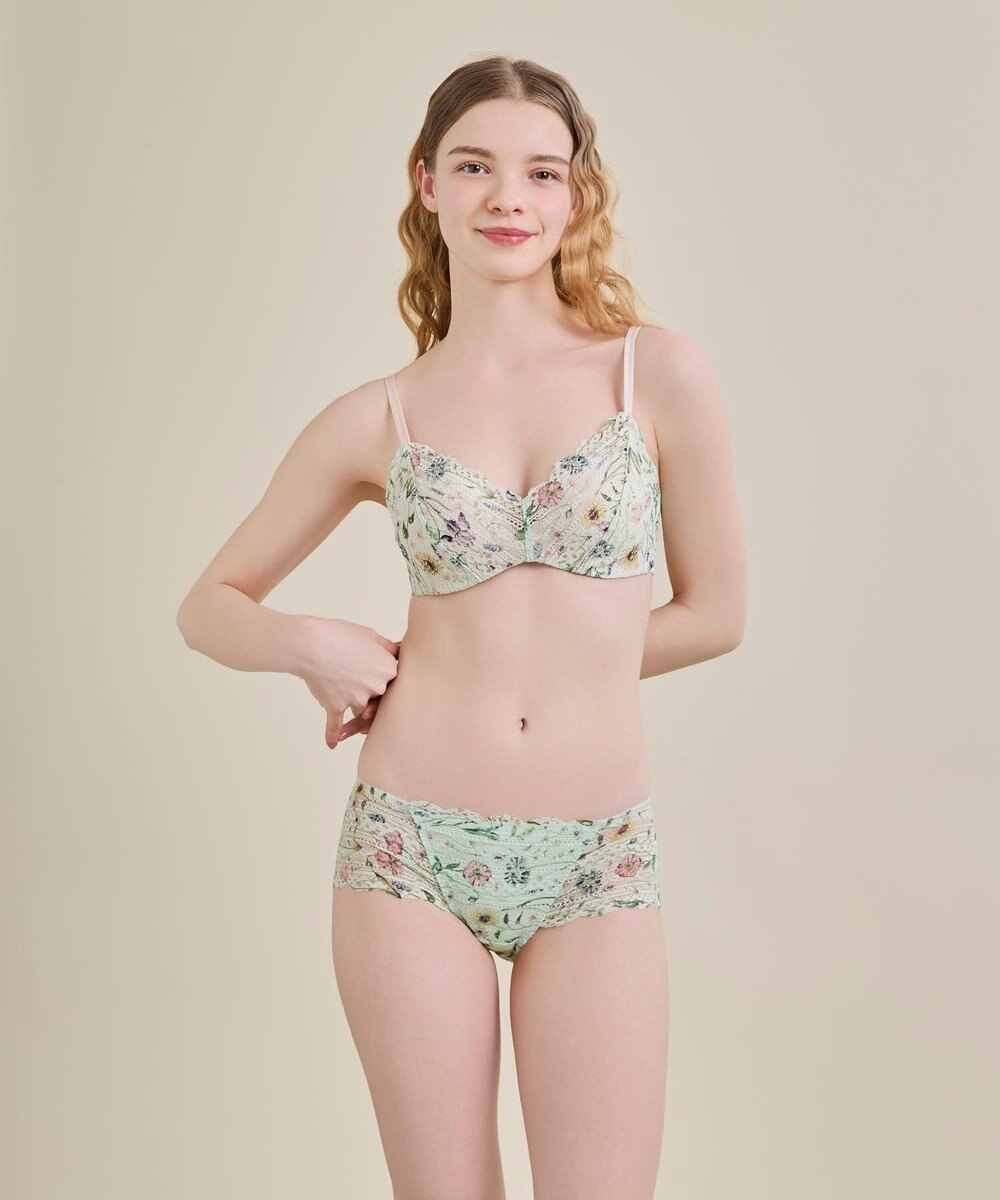 une nana cool 【リニューアル】364ブラ レース MADE WITH LIBERTY FABRIC 